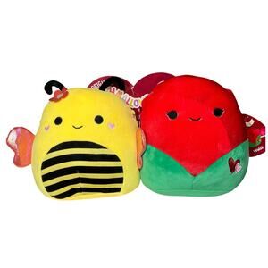 Sunny Bee & Walsh Rose 8 in. - NWT - Valentine’s Exclusive 2023 - Squishmallows